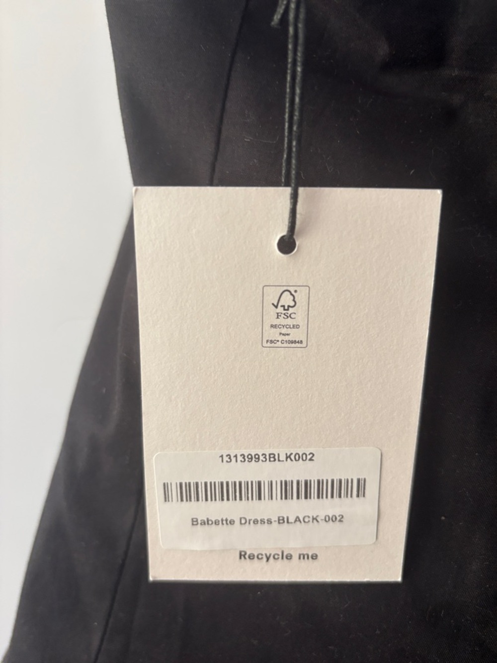 Reformation Babette Black Bubble Hem Halter Mini Dress - Picture 10 of 13